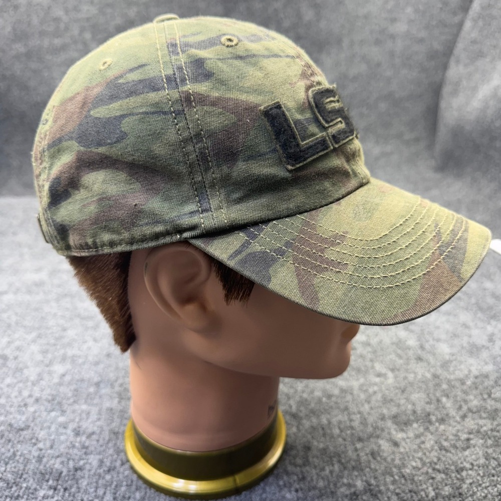 LSU Tigers Baseball Hat Cap Green Camouflage NCAA Embroidered 47 Brand